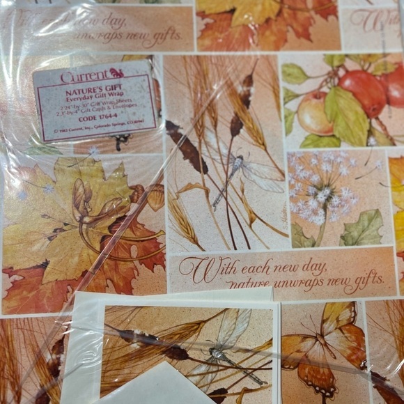 Hallmark Birthday Greetings Current Rainbows and Natures gift wrap sheets lot - Picture 7 of 11
